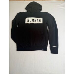 Routine Baseball Hummah Graphic Hoodie Black Small Mens Pullover Sweatshirt